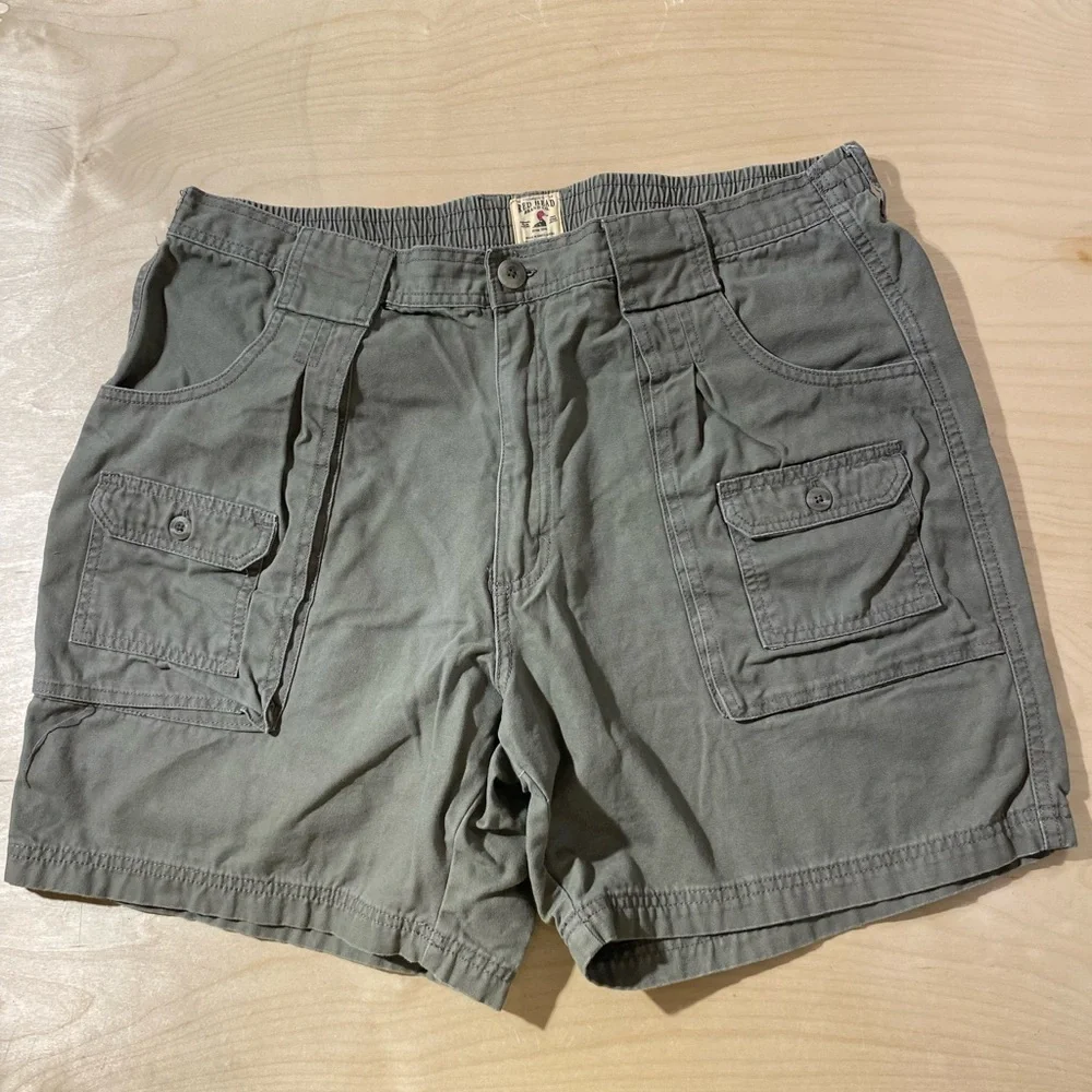 RedHead Olive Cargo Shorts for Men 40 (GD)